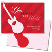 Spark & Spark Valentine's Day Cards (You Rock My World)